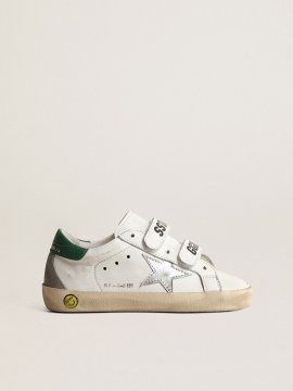 Old School Teen with metallic leather star and green heel tab